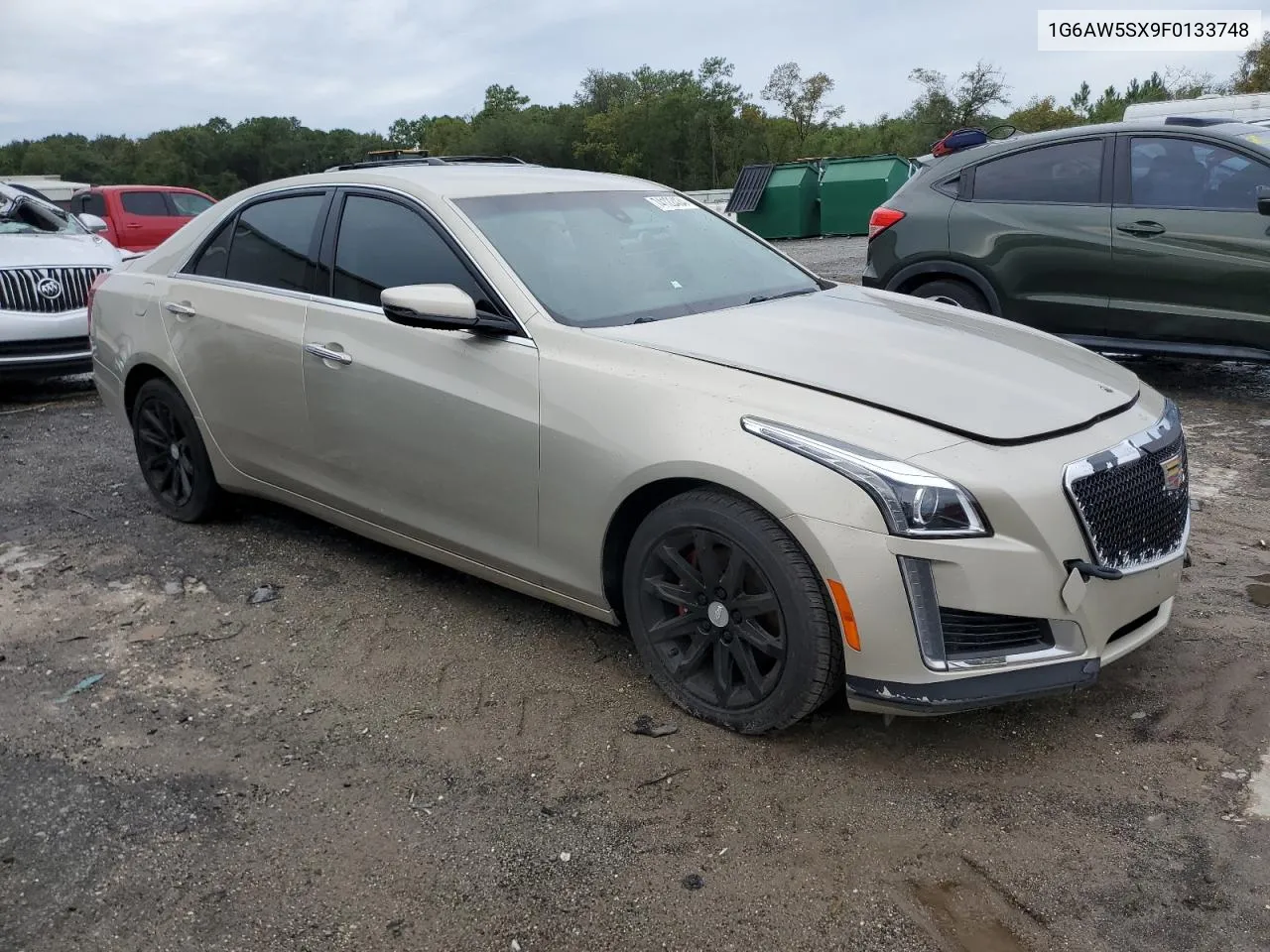 2015 Cadillac Cts VIN: 1G6AW5SX9F0133748 Lot: 74122434