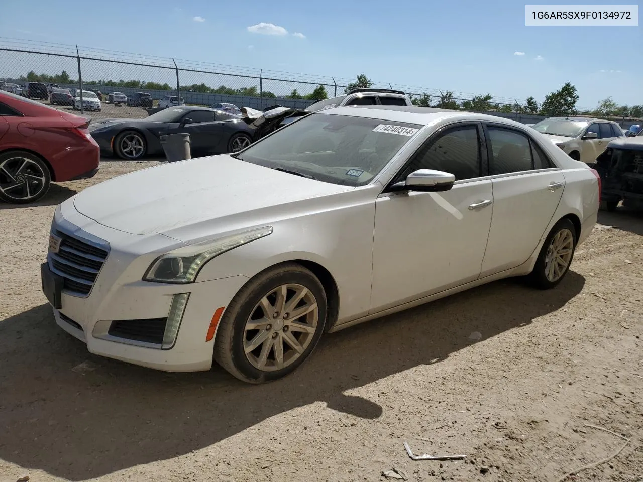 2015 Cadillac Cts Luxury Collection VIN: 1G6AR5SX9F0134972 Lot: 74240314