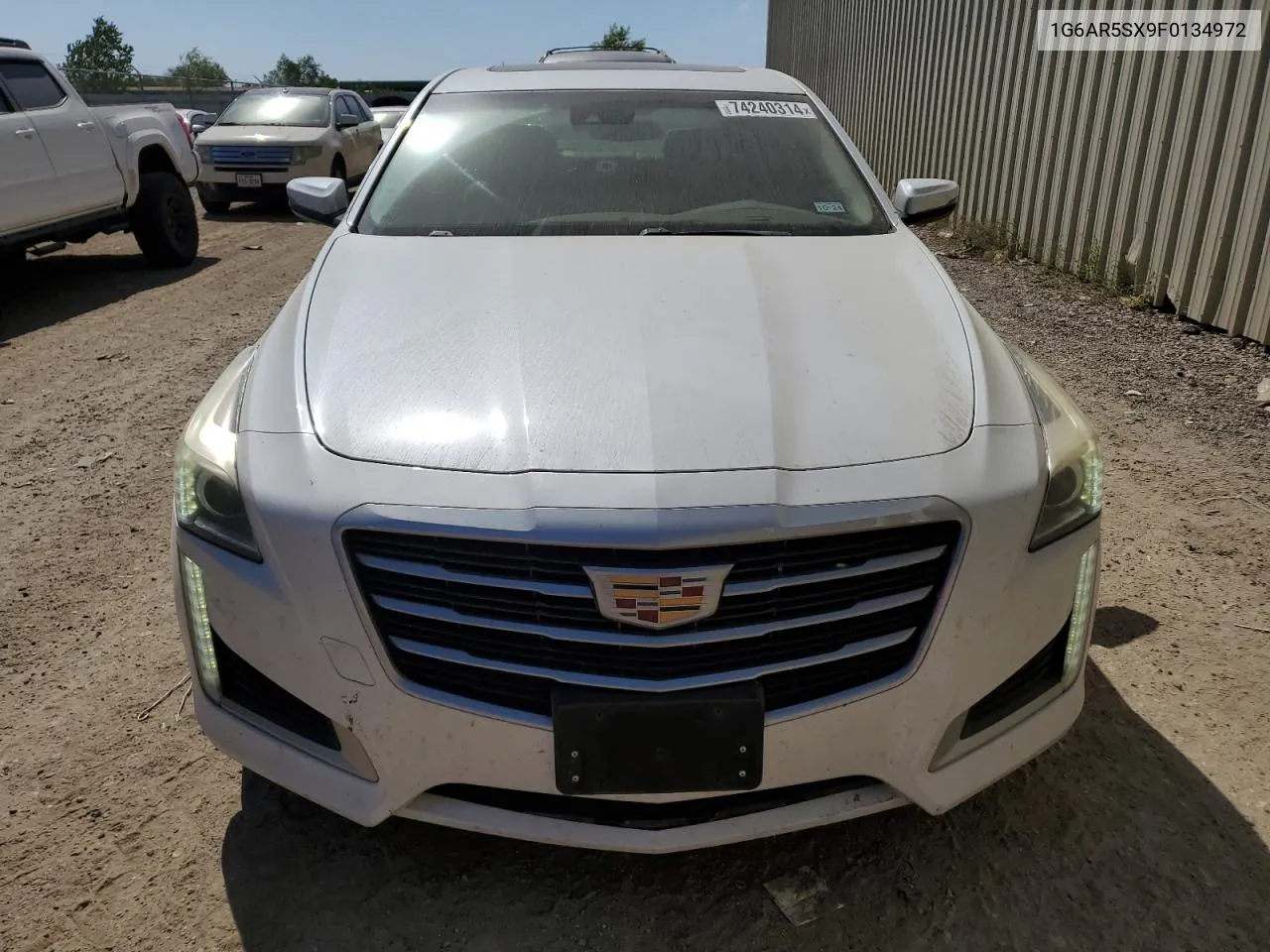 2015 Cadillac Cts Luxury Collection VIN: 1G6AR5SX9F0134972 Lot: 74240314