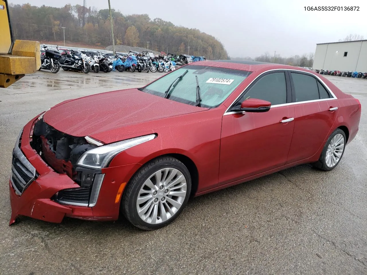 2015 Cadillac Cts Performance Collection VIN: 1G6AS5S32F0136872 Lot: 79102574