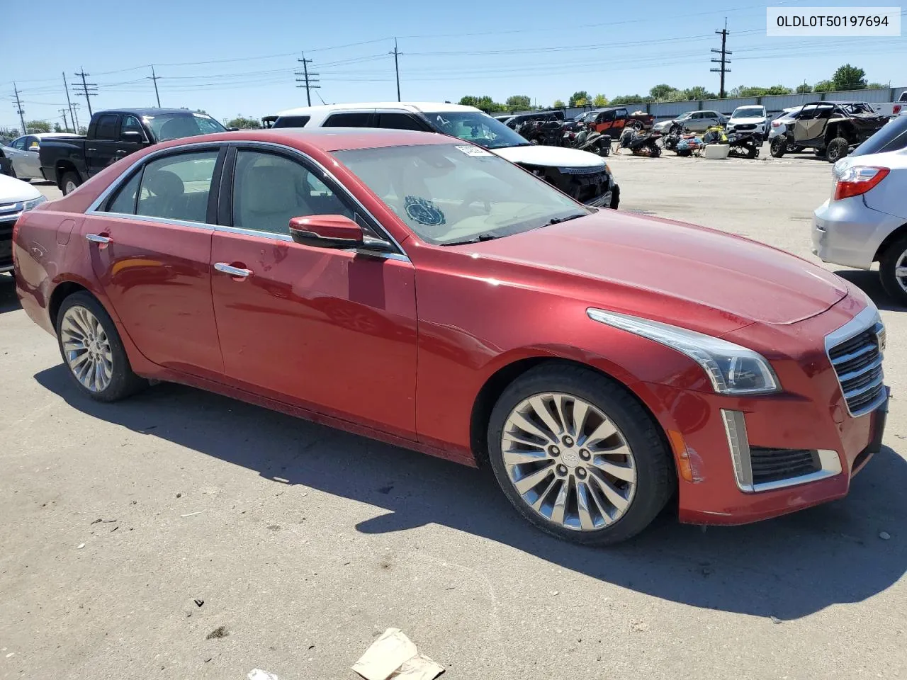 0LDL0T50197694 2016 Cadillac Cts Luxury Collection