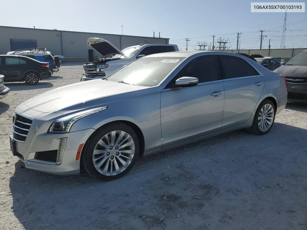 1G6AX5SX7G0103193 2016 Cadillac Cts Luxury Collection