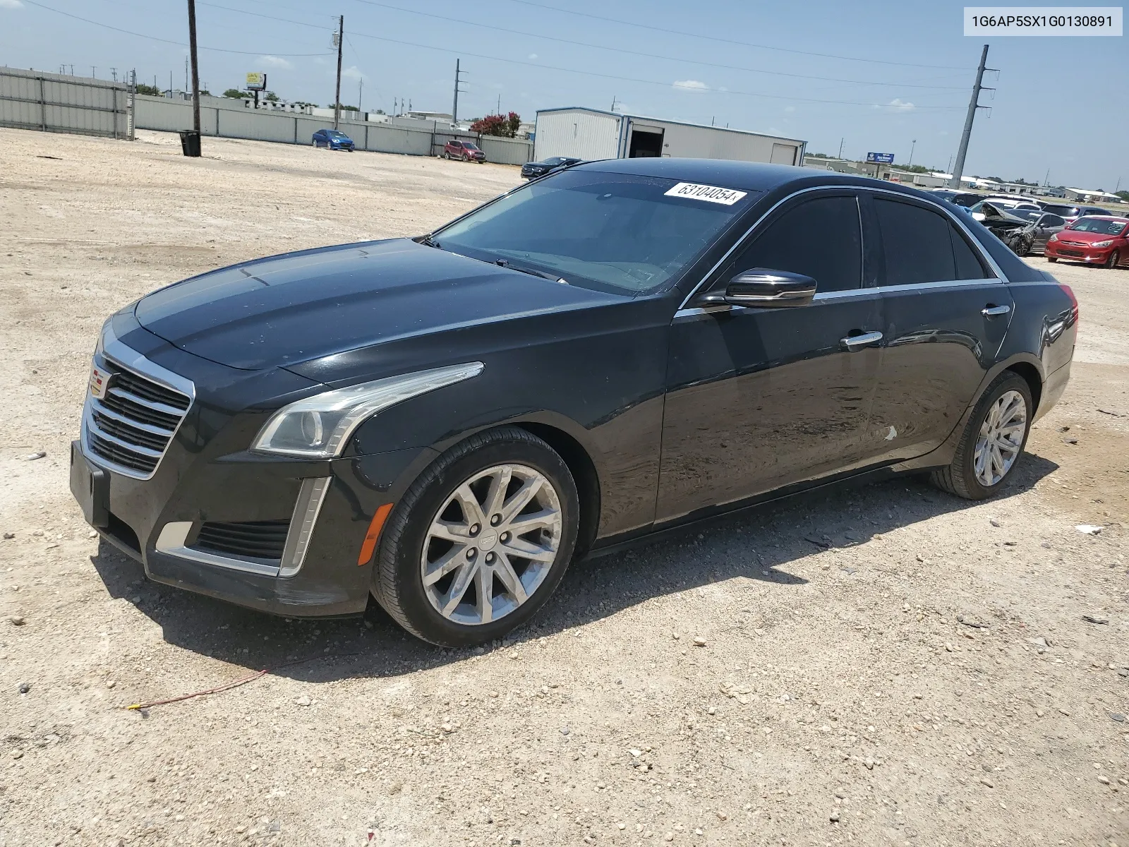 2016 Cadillac Cts VIN: 1G6AP5SX1G0130891 Lot: 63104054