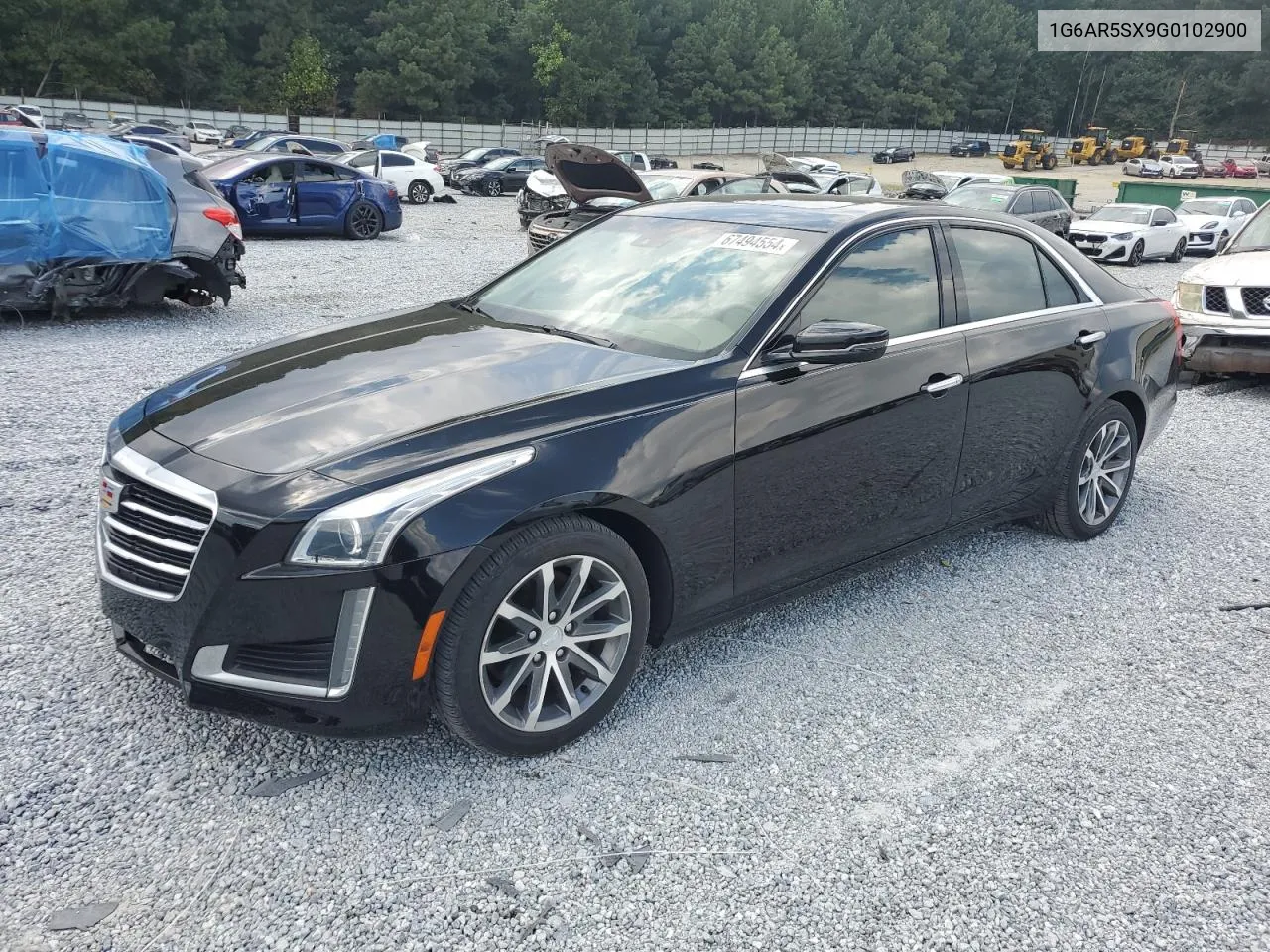 2016 Cadillac Cts Luxury Collection VIN: 1G6AR5SX9G0102900 Lot: 67494554