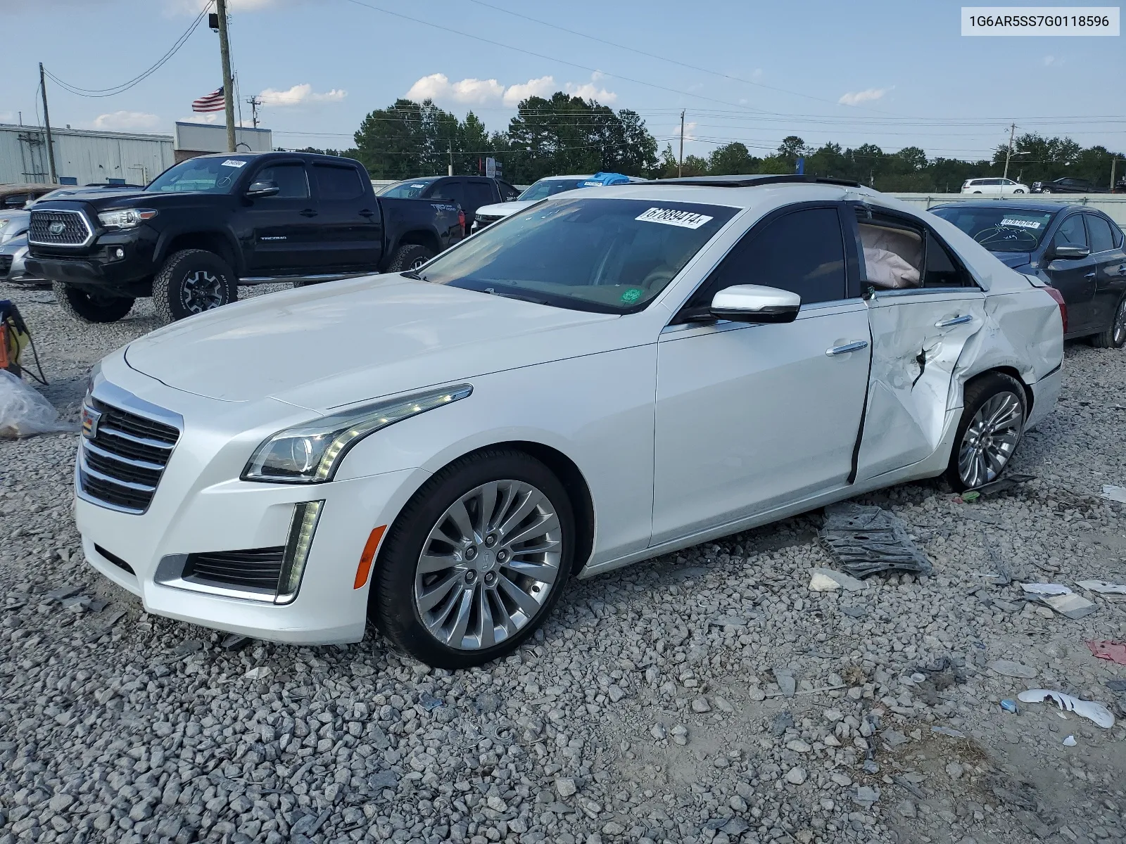 2016 Cadillac Cts Luxury Collection VIN: 1G6AR5SS7G0118596 Lot: 67889414