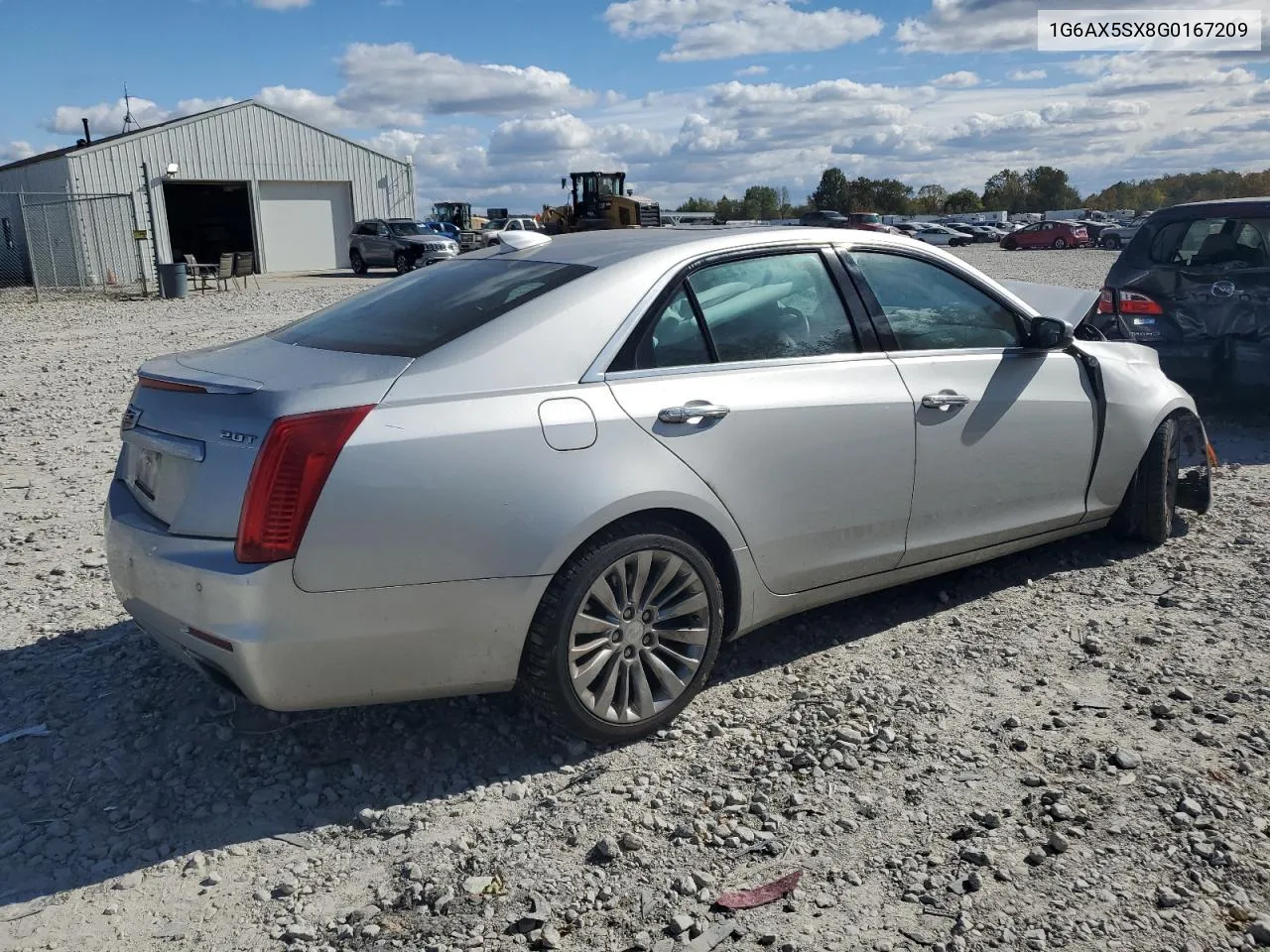 2016 Cadillac Cts Luxury Collection VIN: 1G6AX5SX8G0167209 Lot: 76173334