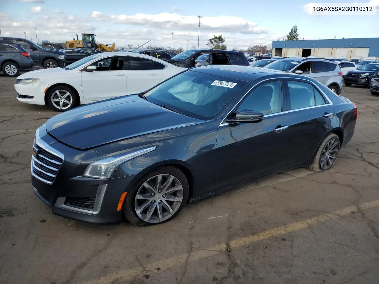 2016 Cadillac Cts Luxury Collection VIN: 1G6AX5SX2G0110312 Lot: 78960724