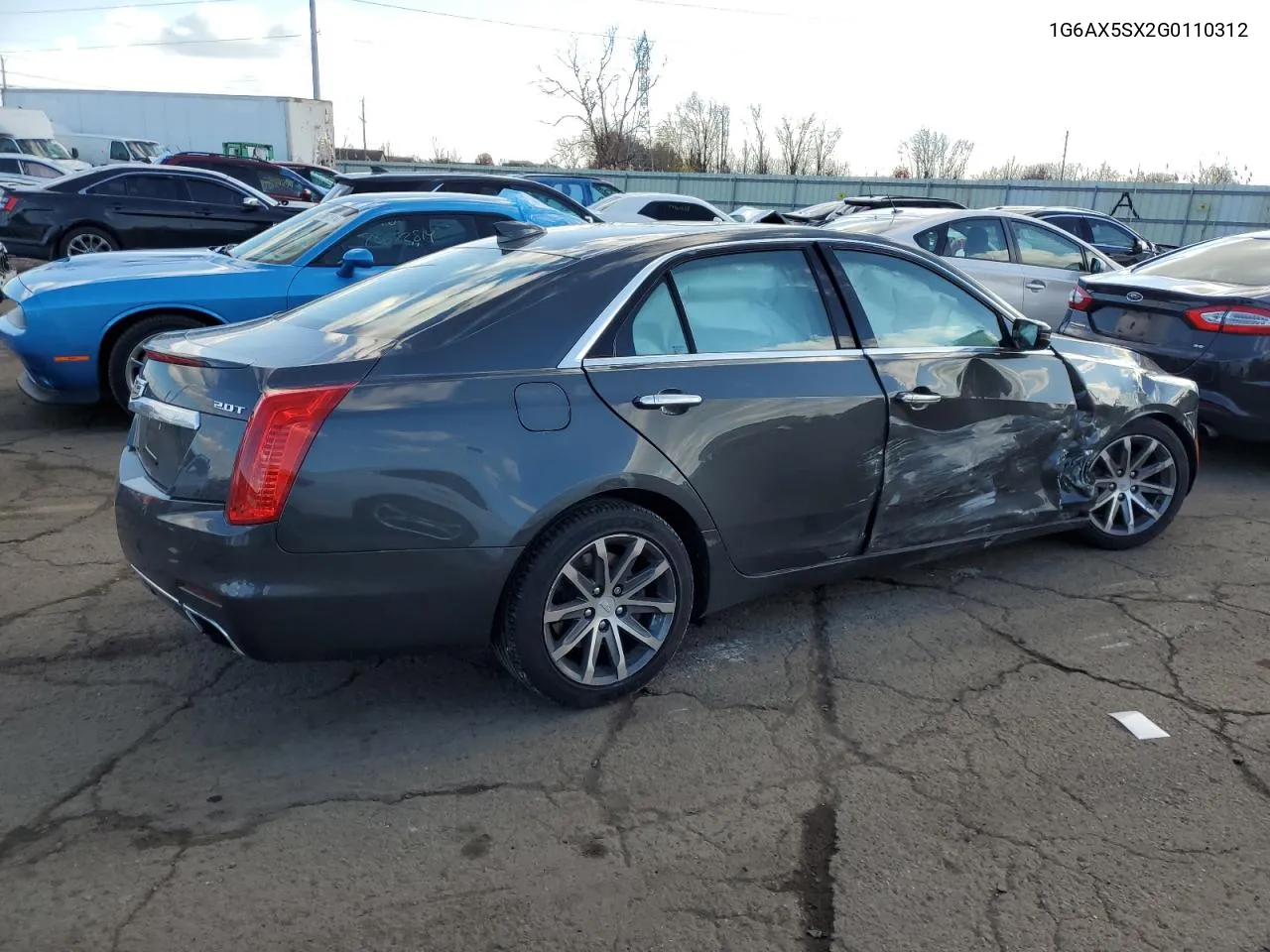 2016 Cadillac Cts Luxury Collection VIN: 1G6AX5SX2G0110312 Lot: 78960724