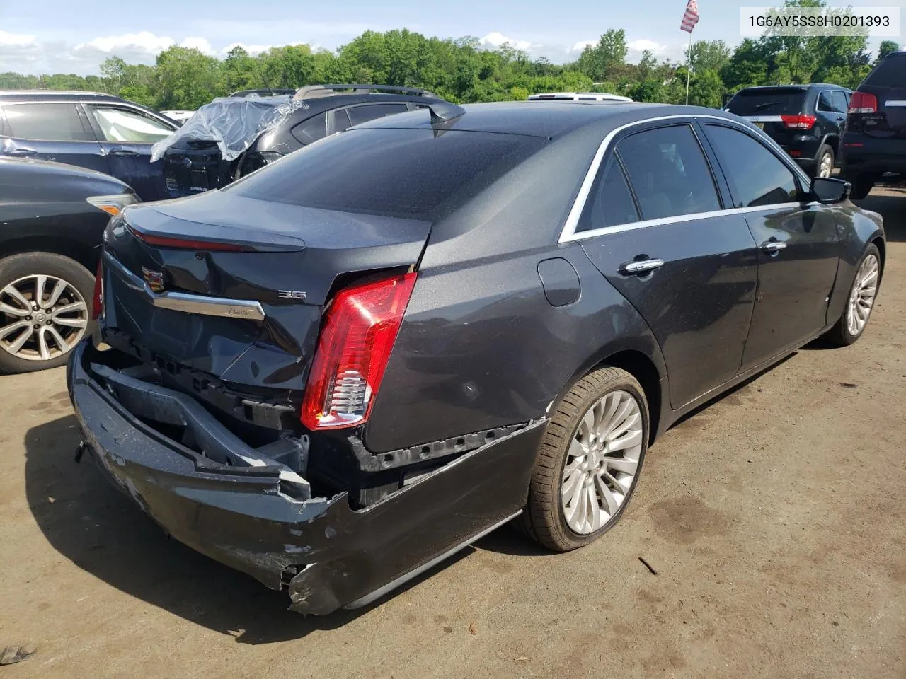 2017 Cadillac Cts Premium Luxury VIN: 1G6AY5SS8H0201393 Lot: 55139094