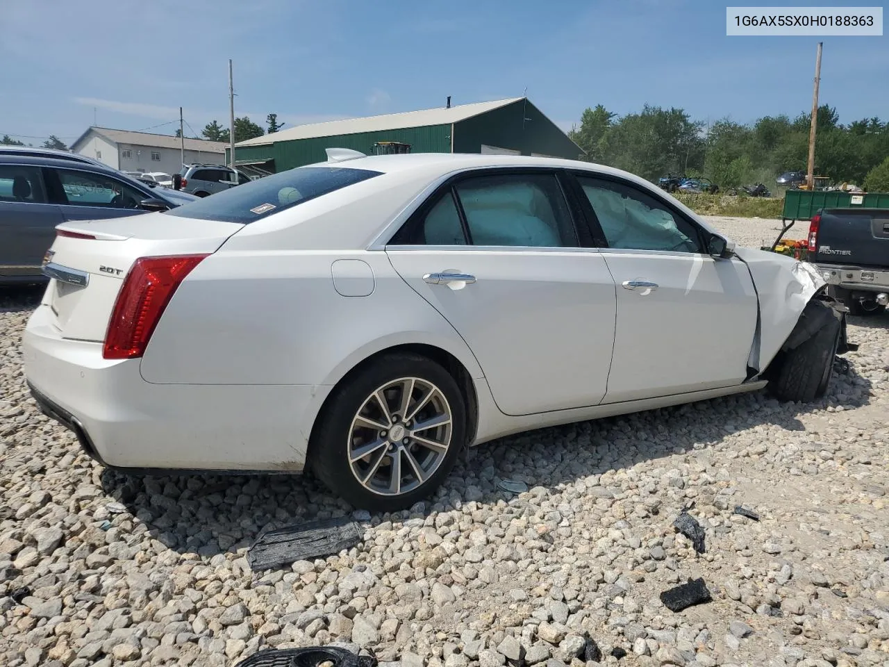 2017 Cadillac Cts Luxury VIN: 1G6AX5SX0H0188363 Lot: 62419814