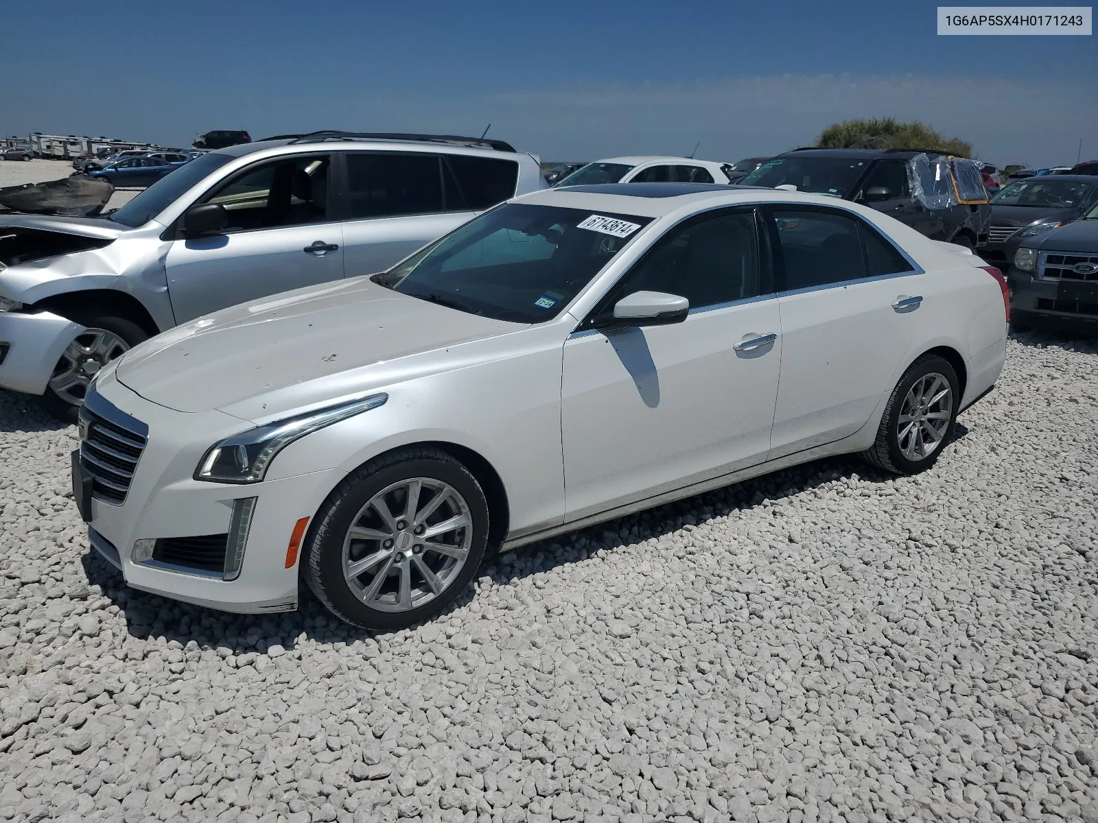 2017 Cadillac Cts VIN: 1G6AP5SX4H0171243 Lot: 67143614