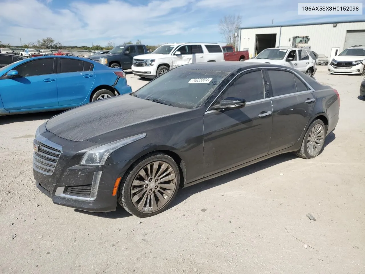 2017 Cadillac Cts Luxury VIN: 1G6AX5SX3H0152098 Lot: 74935804