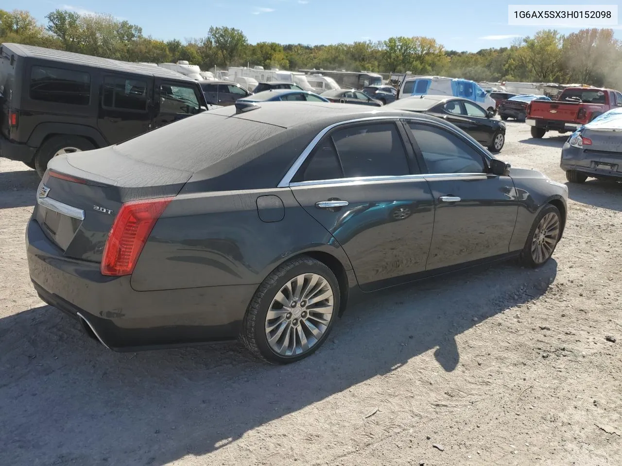 2017 Cadillac Cts Luxury VIN: 1G6AX5SX3H0152098 Lot: 74935804