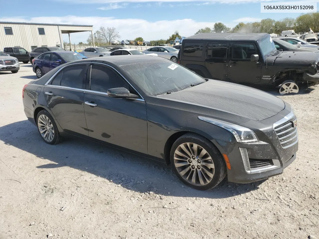 2017 Cadillac Cts Luxury VIN: 1G6AX5SX3H0152098 Lot: 74935804