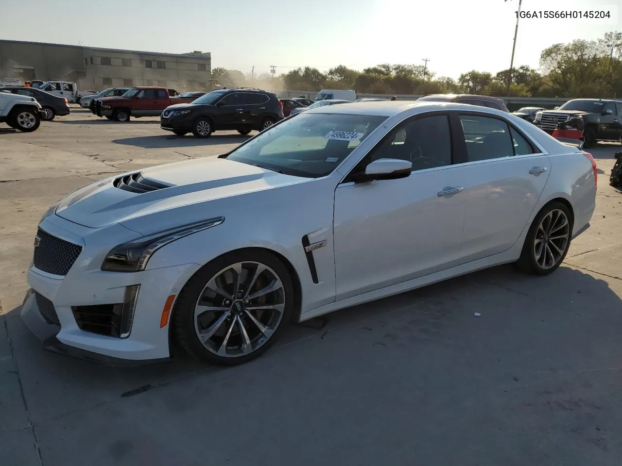 2017 Cadillac Cts-V VIN: 1G6A15S66H0145204 Lot: 74996224