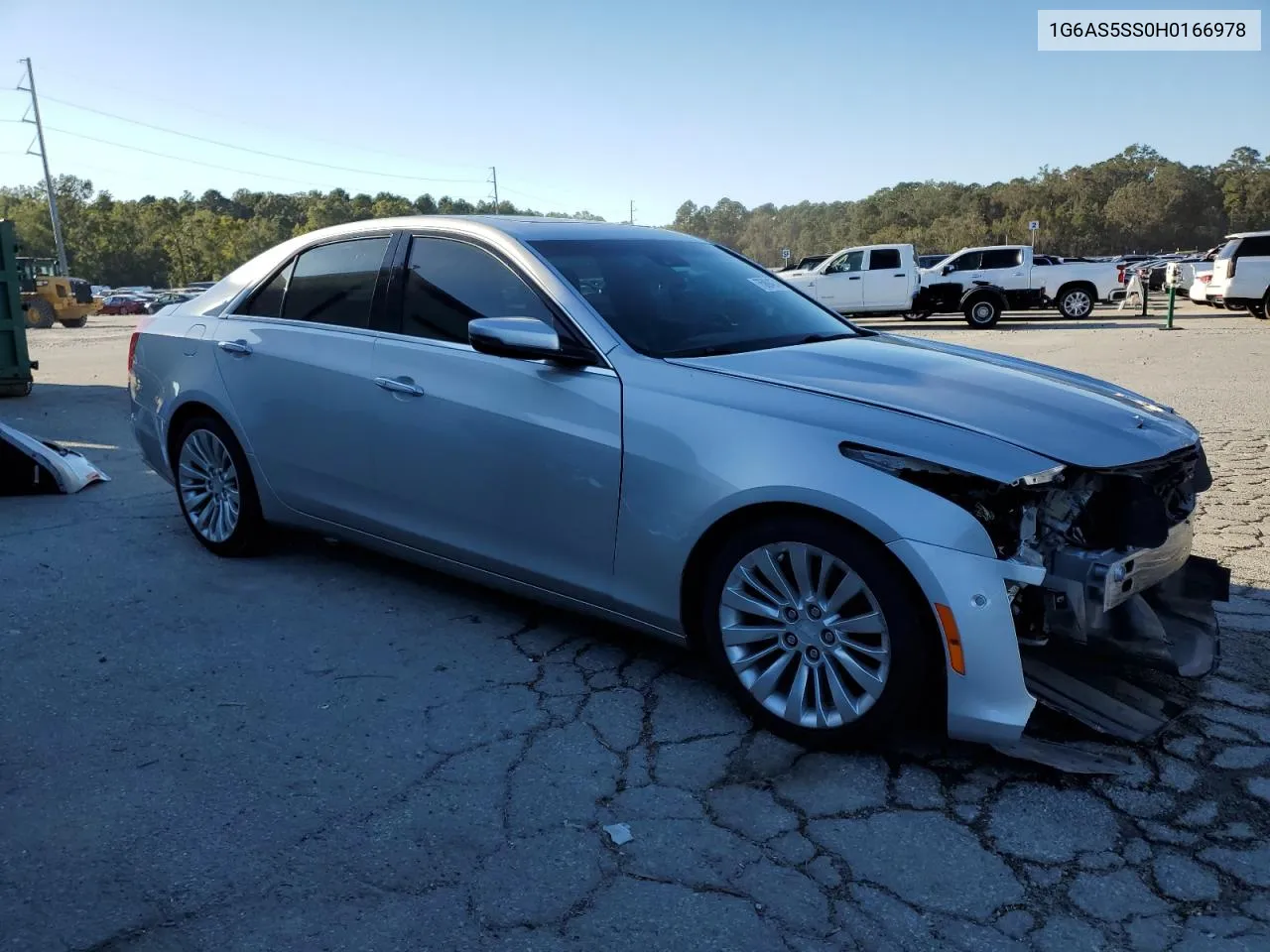 2017 Cadillac Cts Premium Luxury VIN: 1G6AS5SS0H0166978 Lot: 75894274