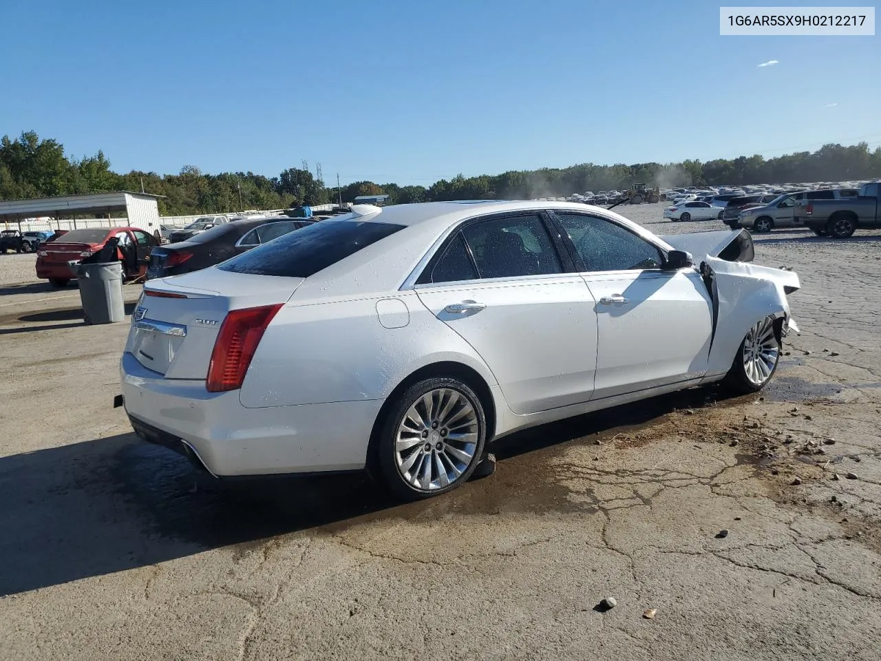 2017 Cadillac Cts Luxury VIN: 1G6AR5SX9H0212217 Lot: 76252914