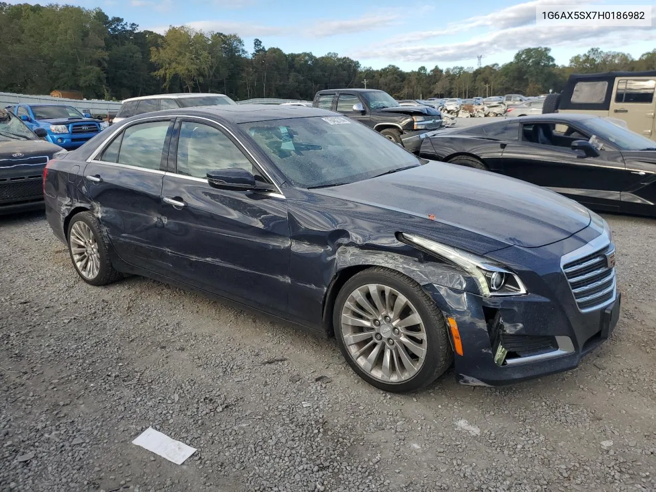 2017 Cadillac Cts Luxury VIN: 1G6AX5SX7H0186982 Lot: 76482704