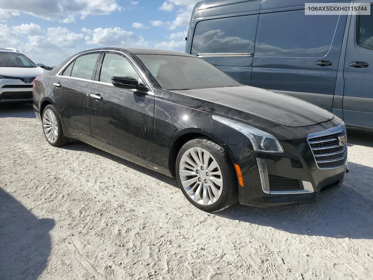 2017 Cadillac Cts Luxury VIN: 1G6AX5SXXH0115744 Lot: 77463304