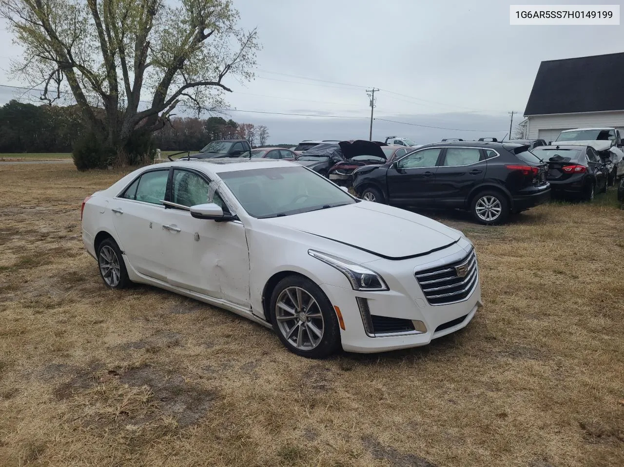 2017 Cadillac Cts Luxury VIN: 1G6AR5SS7H0149199 Lot: 81140674