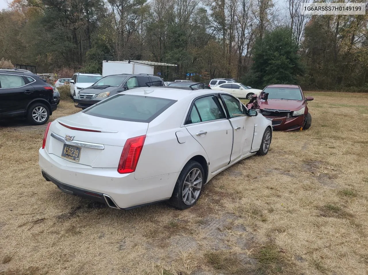 2017 Cadillac Cts Luxury VIN: 1G6AR5SS7H0149199 Lot: 81140674