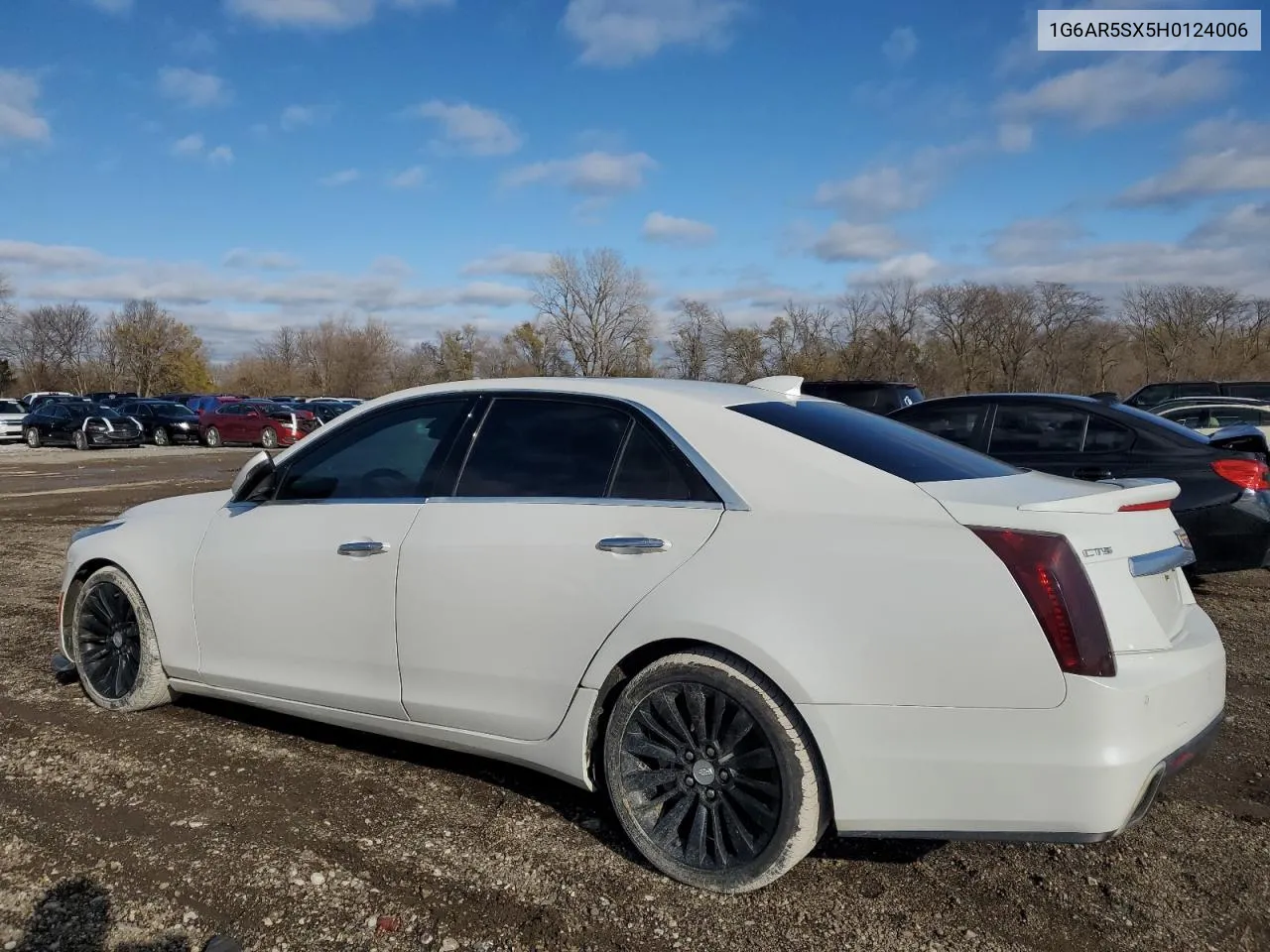 2017 Cadillac Cts Luxury VIN: 1G6AR5SX5H0124006 Lot: 81182294