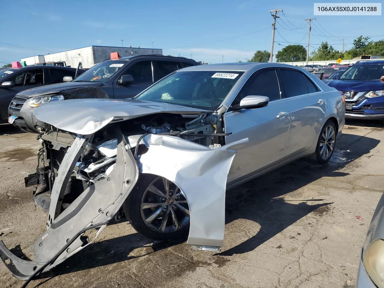 2018 Cadillac Cts Luxury VIN: 1G6AX5SX0J0141288 Lot: 66622214