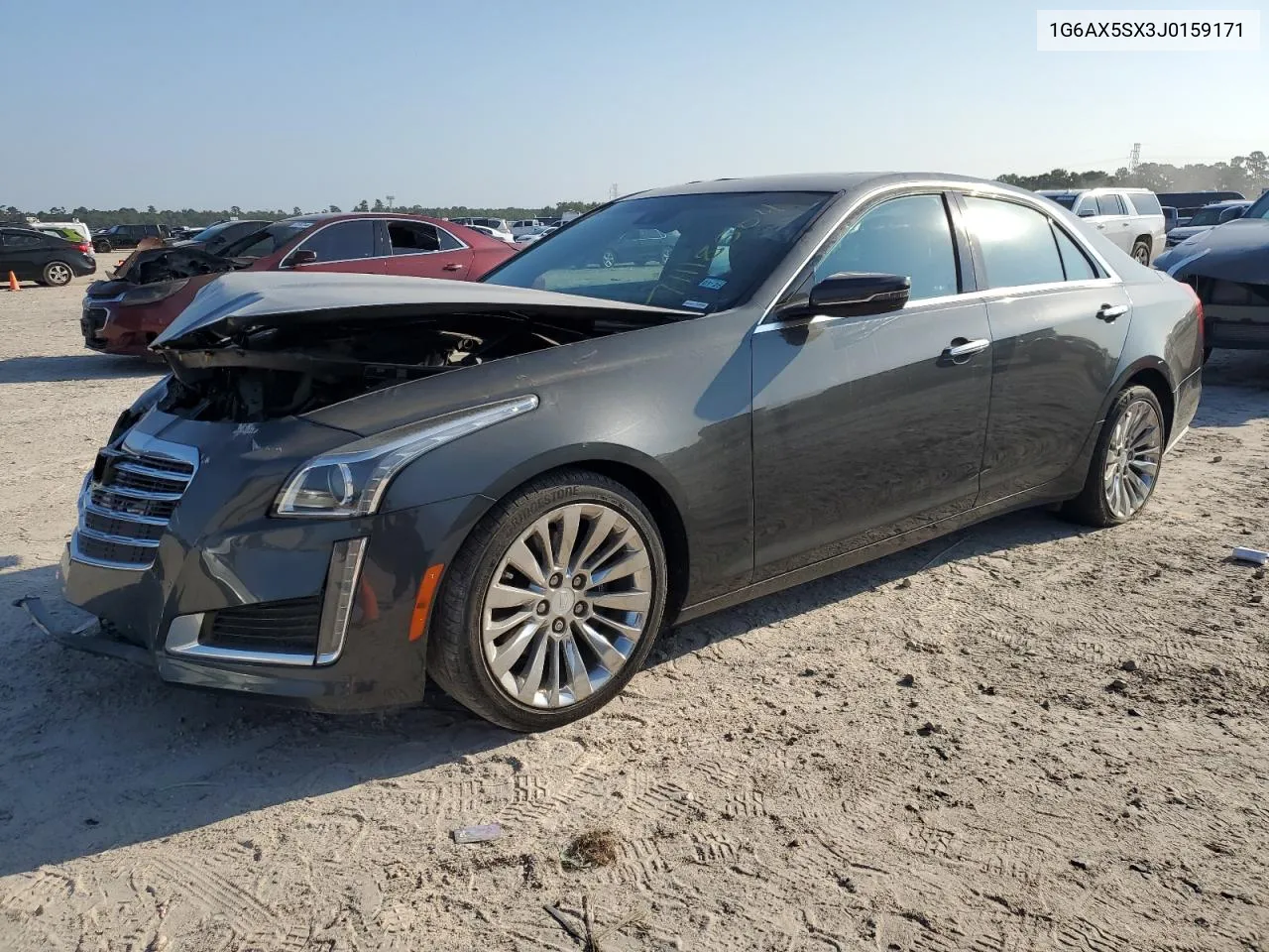 2018 Cadillac Cts Luxury VIN: 1G6AX5SX3J0159171 Lot: 71118504