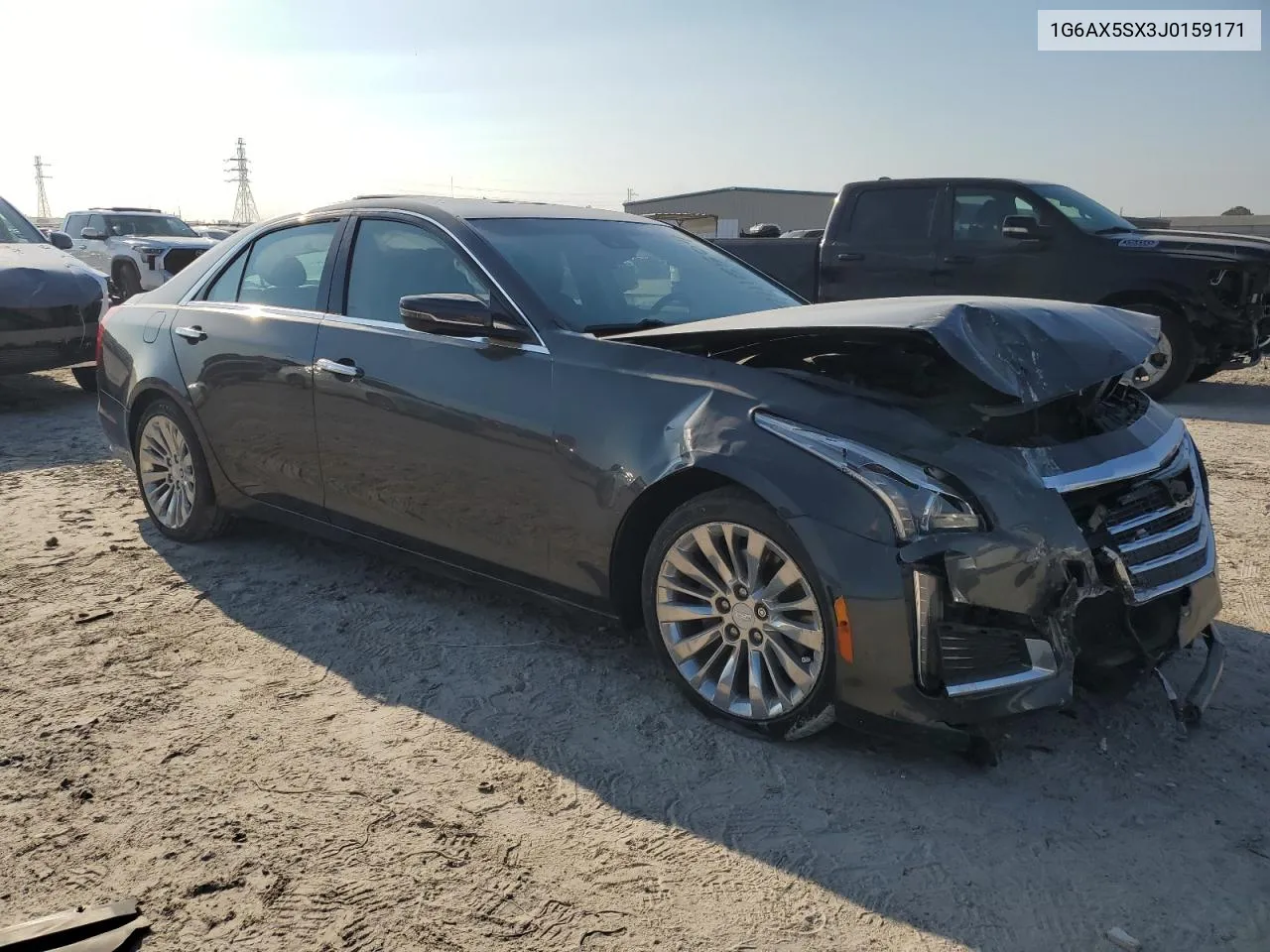 2018 Cadillac Cts Luxury VIN: 1G6AX5SX3J0159171 Lot: 71118504