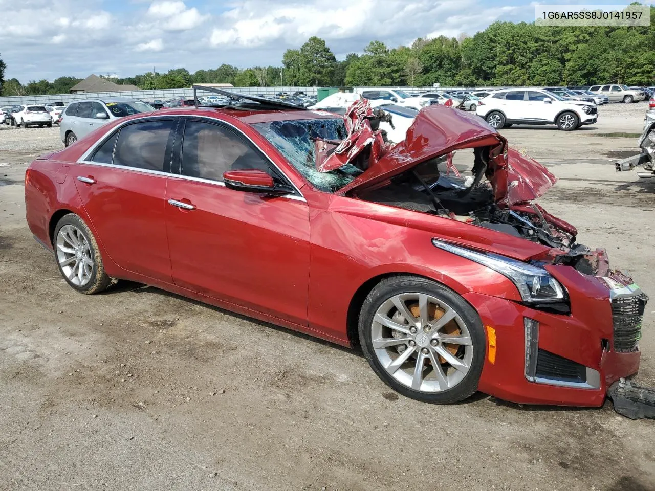 2018 Cadillac Cts Luxury VIN: 1G6AR5SS8J0141957 Lot: 71400834