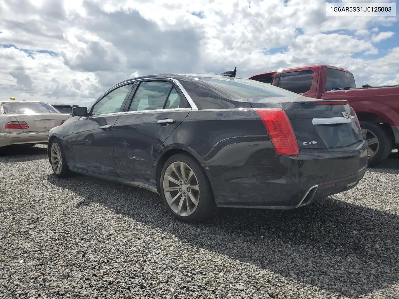 2018 Cadillac Cts Luxury VIN: 1G6AR5SS1J0125003 Lot: 74071754