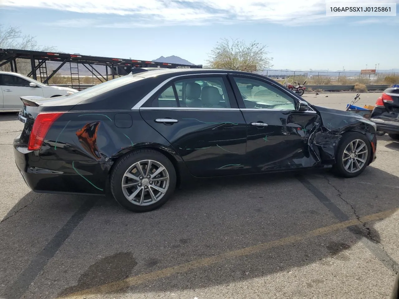 2018 Cadillac Cts VIN: 1G6AP5SX1J0125861 Lot: 78643854