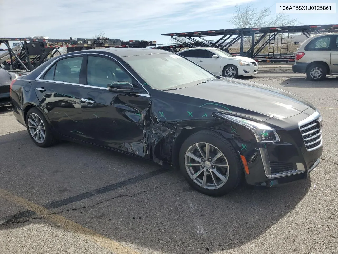 2018 Cadillac Cts VIN: 1G6AP5SX1J0125861 Lot: 78643854