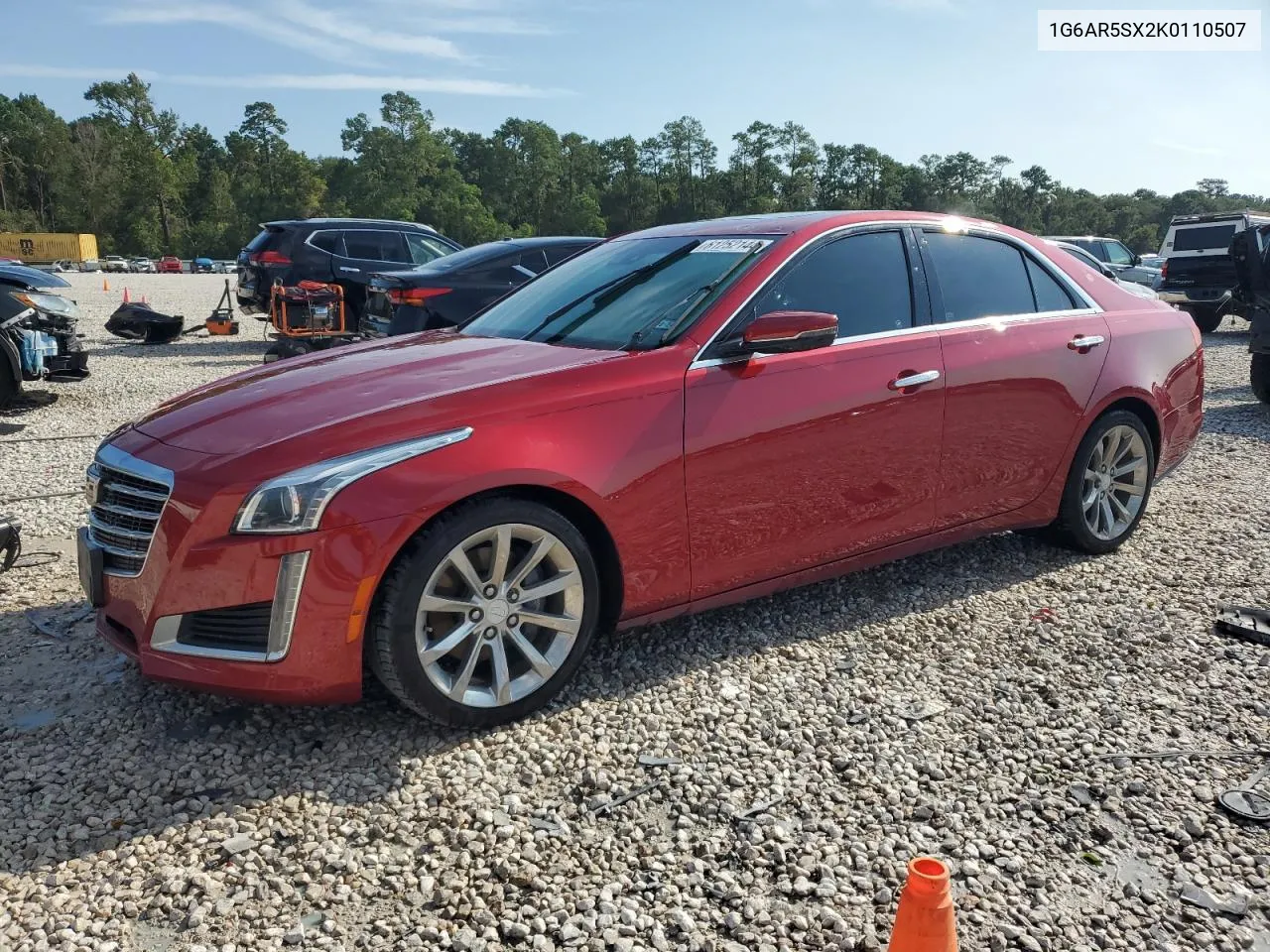 2019 Cadillac Cts Luxury VIN: 1G6AR5SX2K0110507 Lot: 61252144