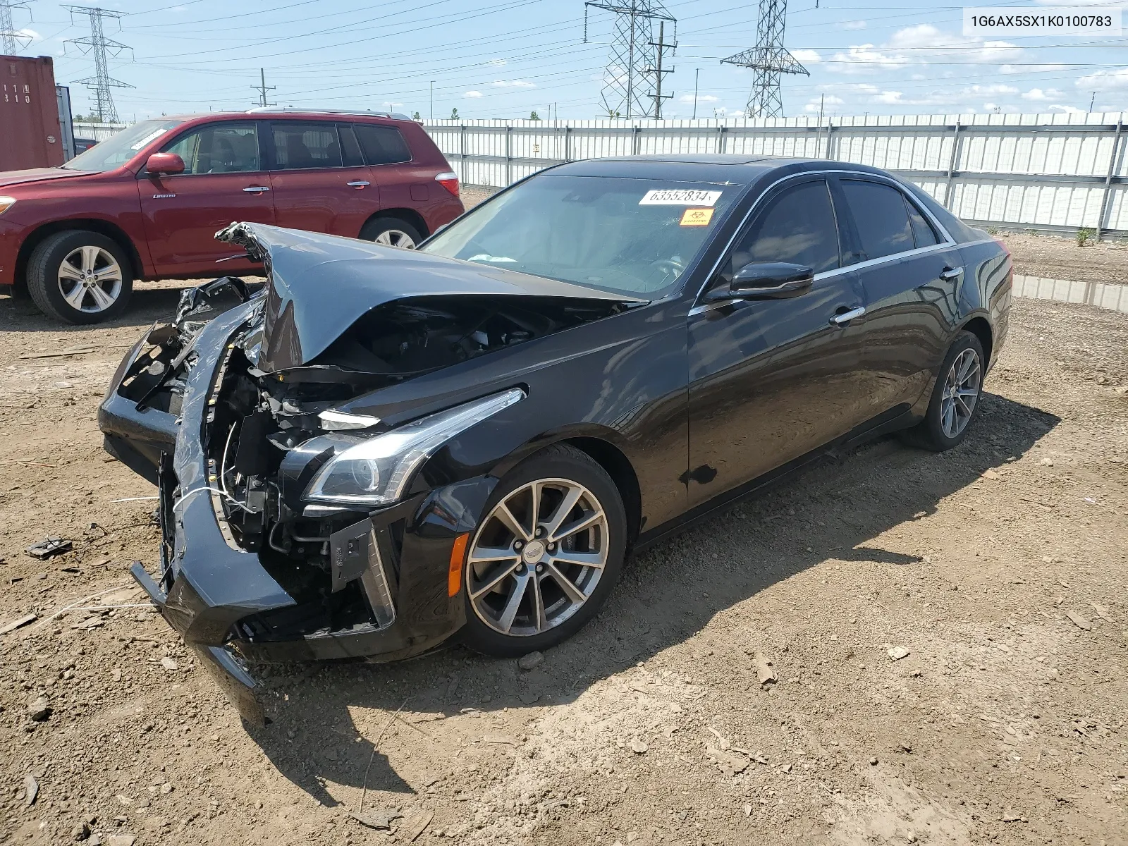 2019 Cadillac Cts Luxury VIN: 1G6AX5SX1K0100783 Lot: 63552834