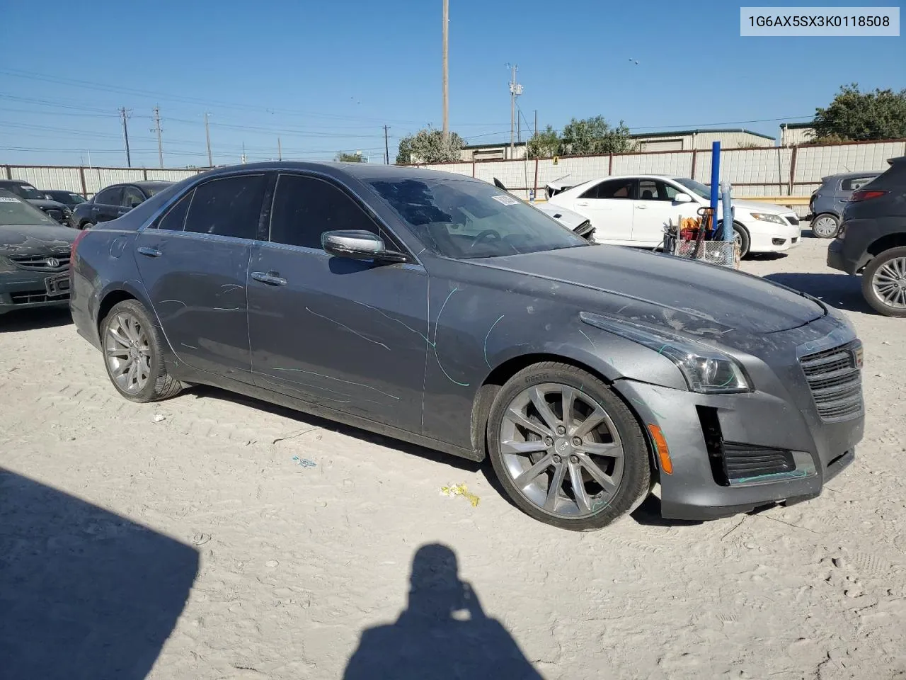 2019 Cadillac Cts Luxury VIN: 1G6AX5SX3K0118508 Lot: 76122324