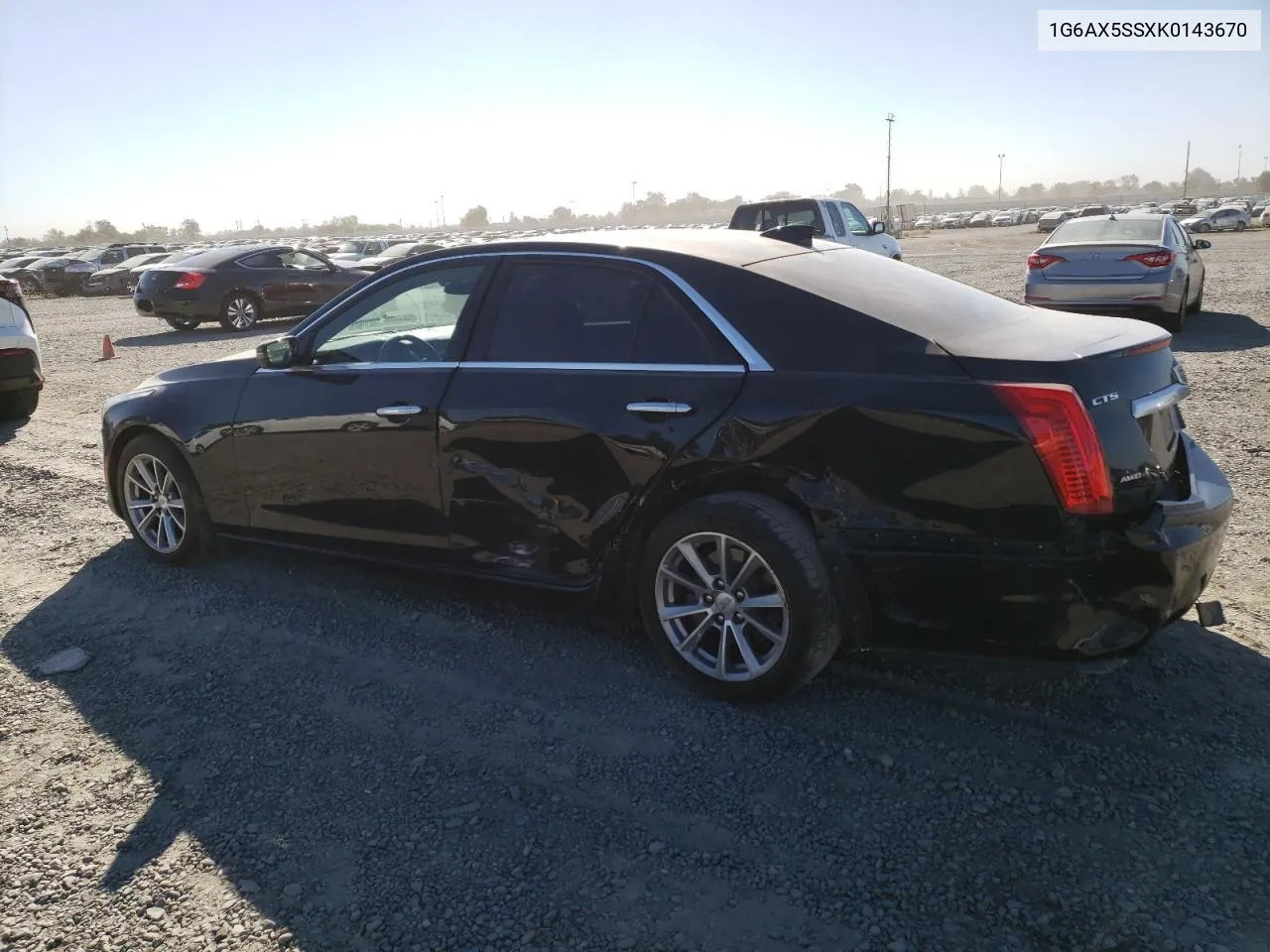 2019 Cadillac Cts Luxury VIN: 1G6AX5SSXK0143670 Lot: 76694214