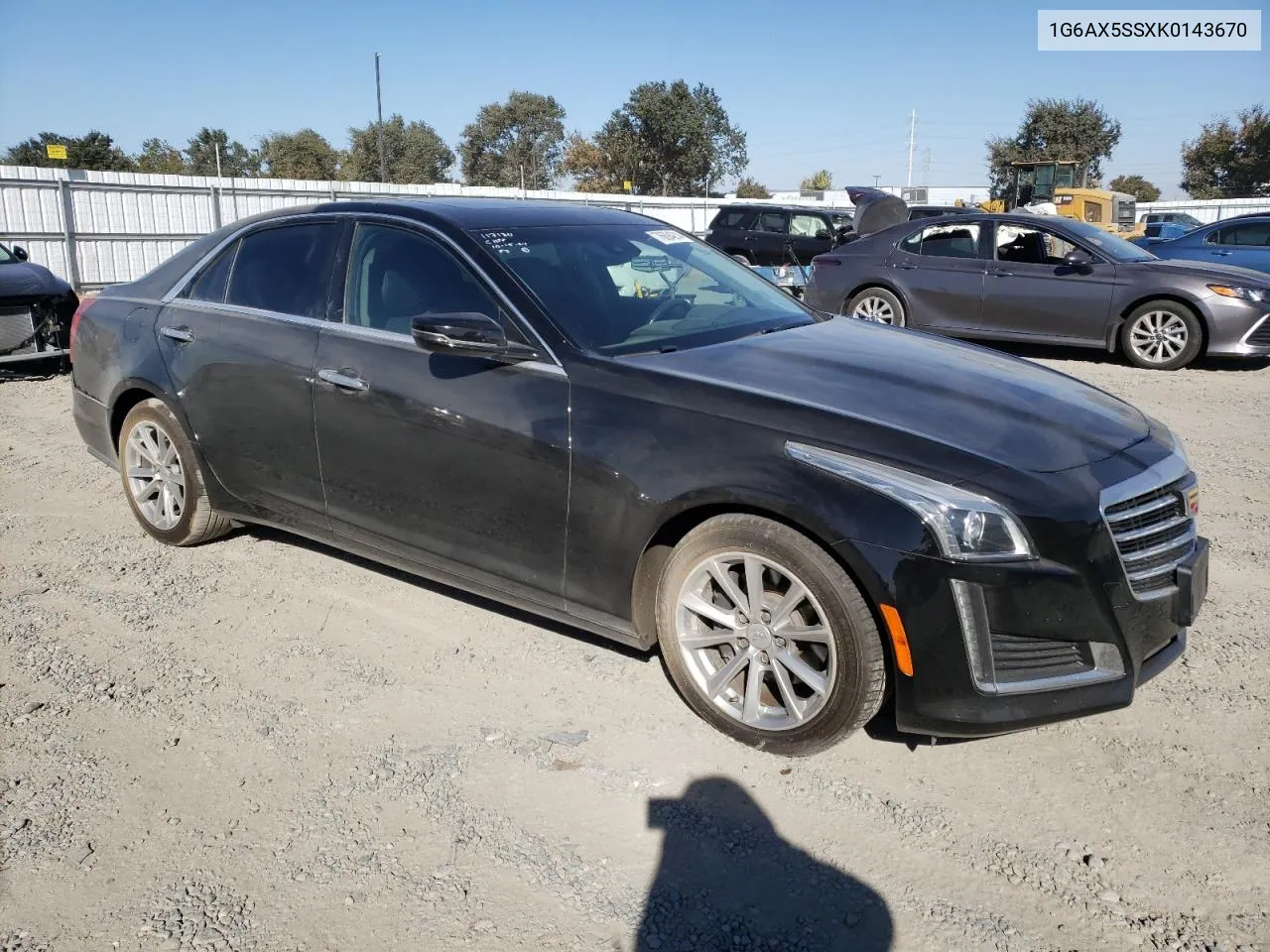 2019 Cadillac Cts Luxury VIN: 1G6AX5SSXK0143670 Lot: 76694214