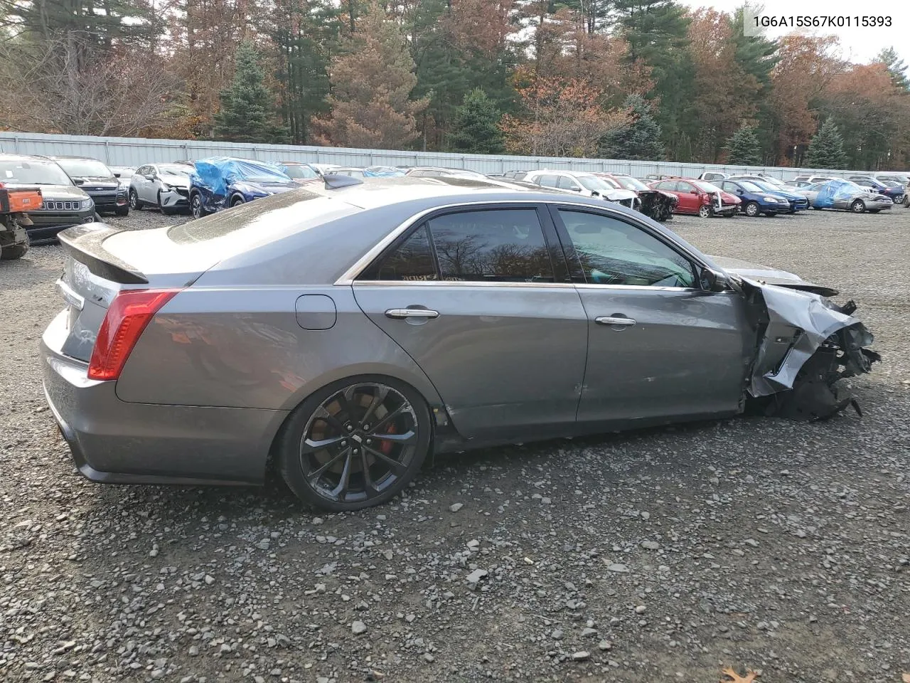 2019 Cadillac Cts-V VIN: 1G6A15S67K0115393 Lot: 78399974