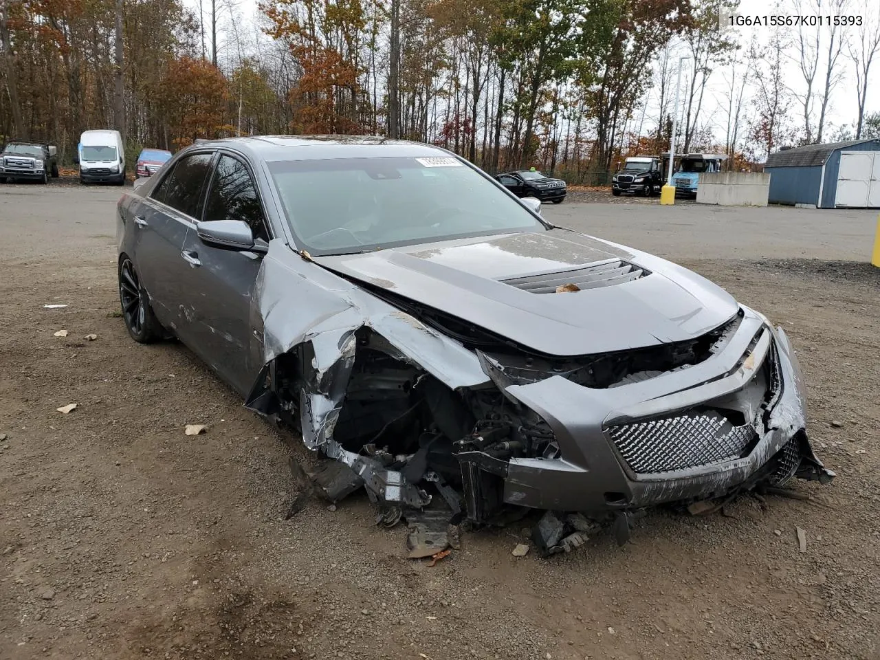 2019 Cadillac Cts-V VIN: 1G6A15S67K0115393 Lot: 78399974