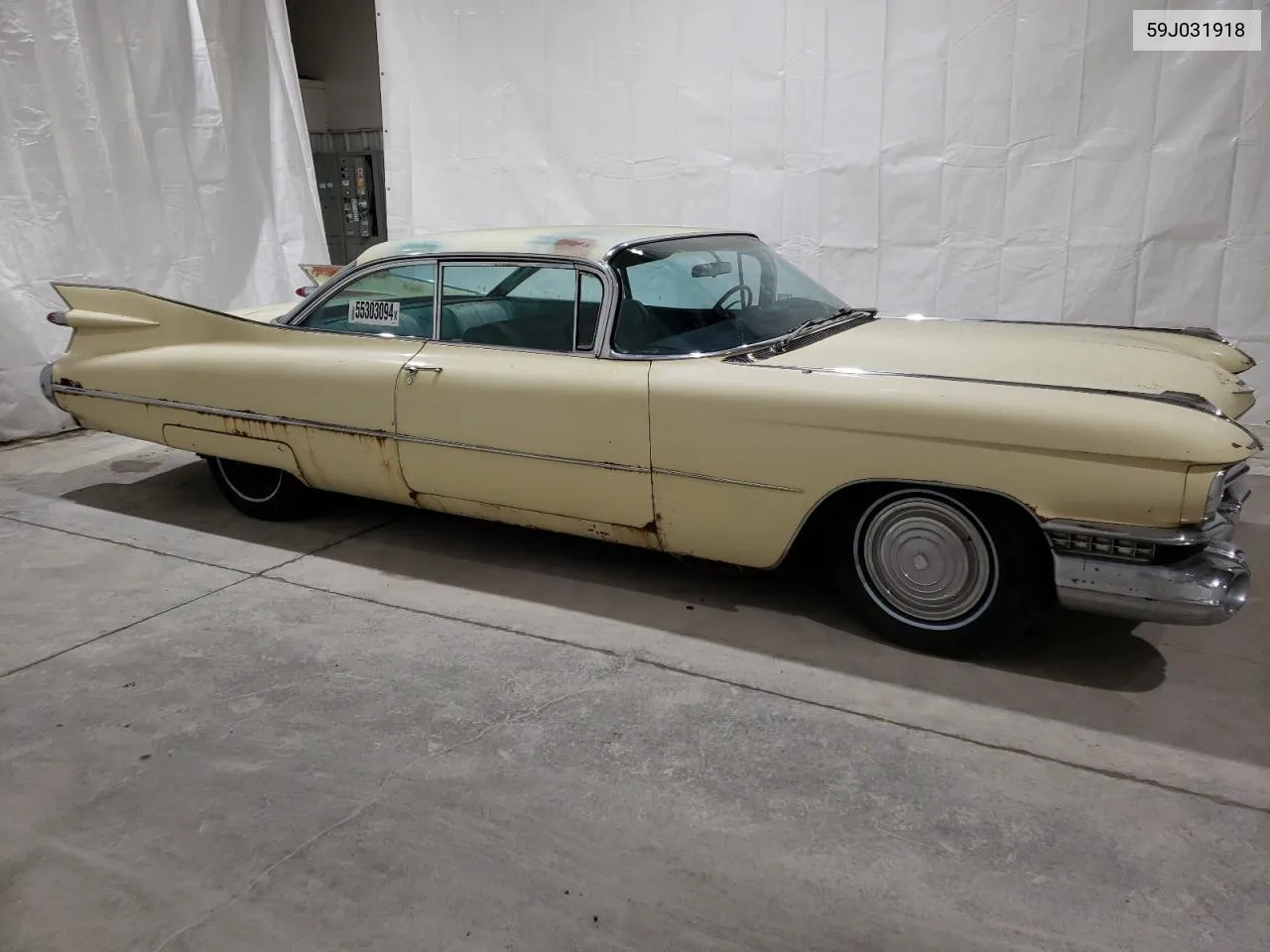 1959 Cadillac Deville VIN: 59J031918 Lot: 55303094