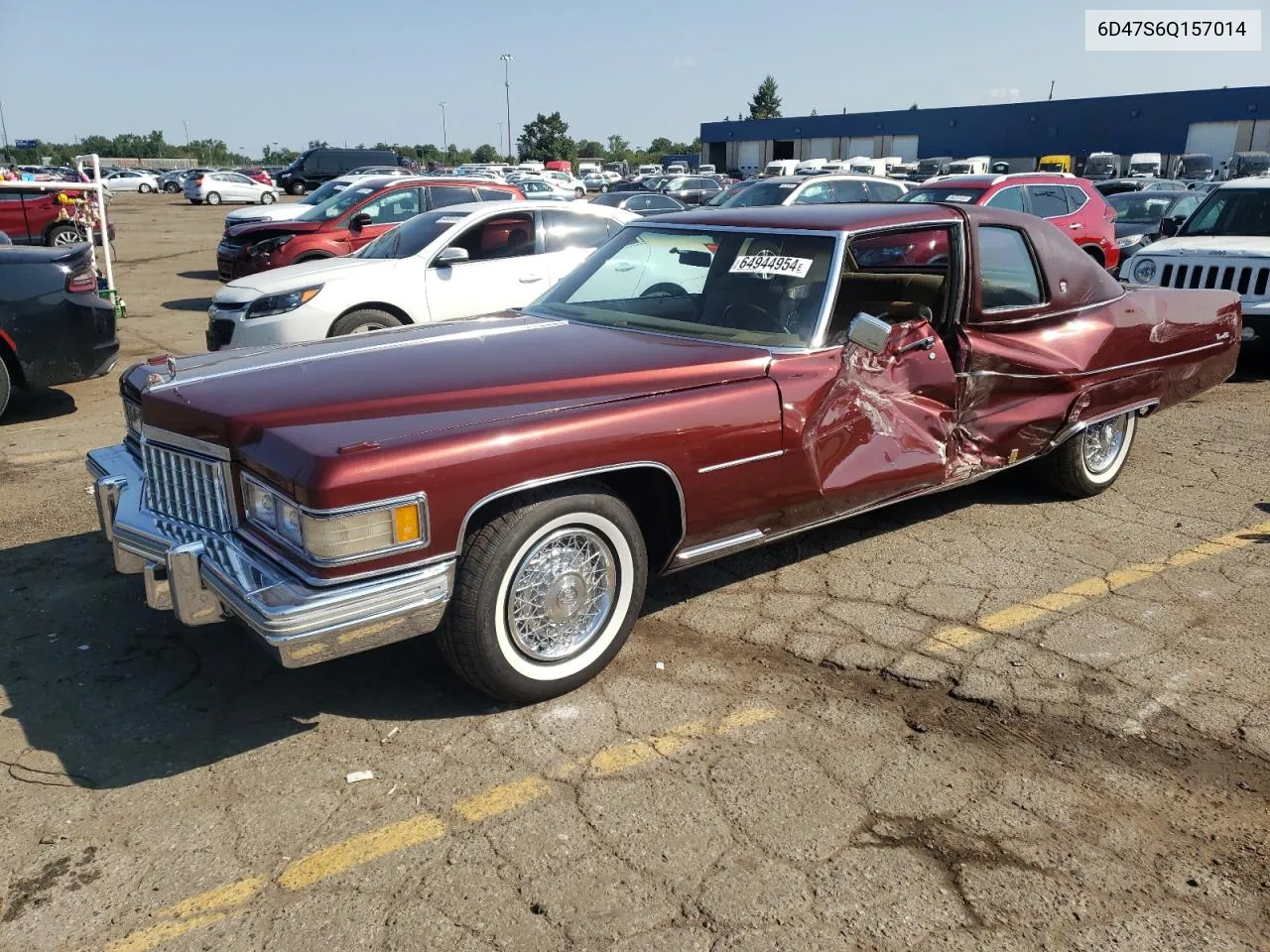 1976 Cadillac Deville VIN: 6D47S6Q157014 Lot: 64944954