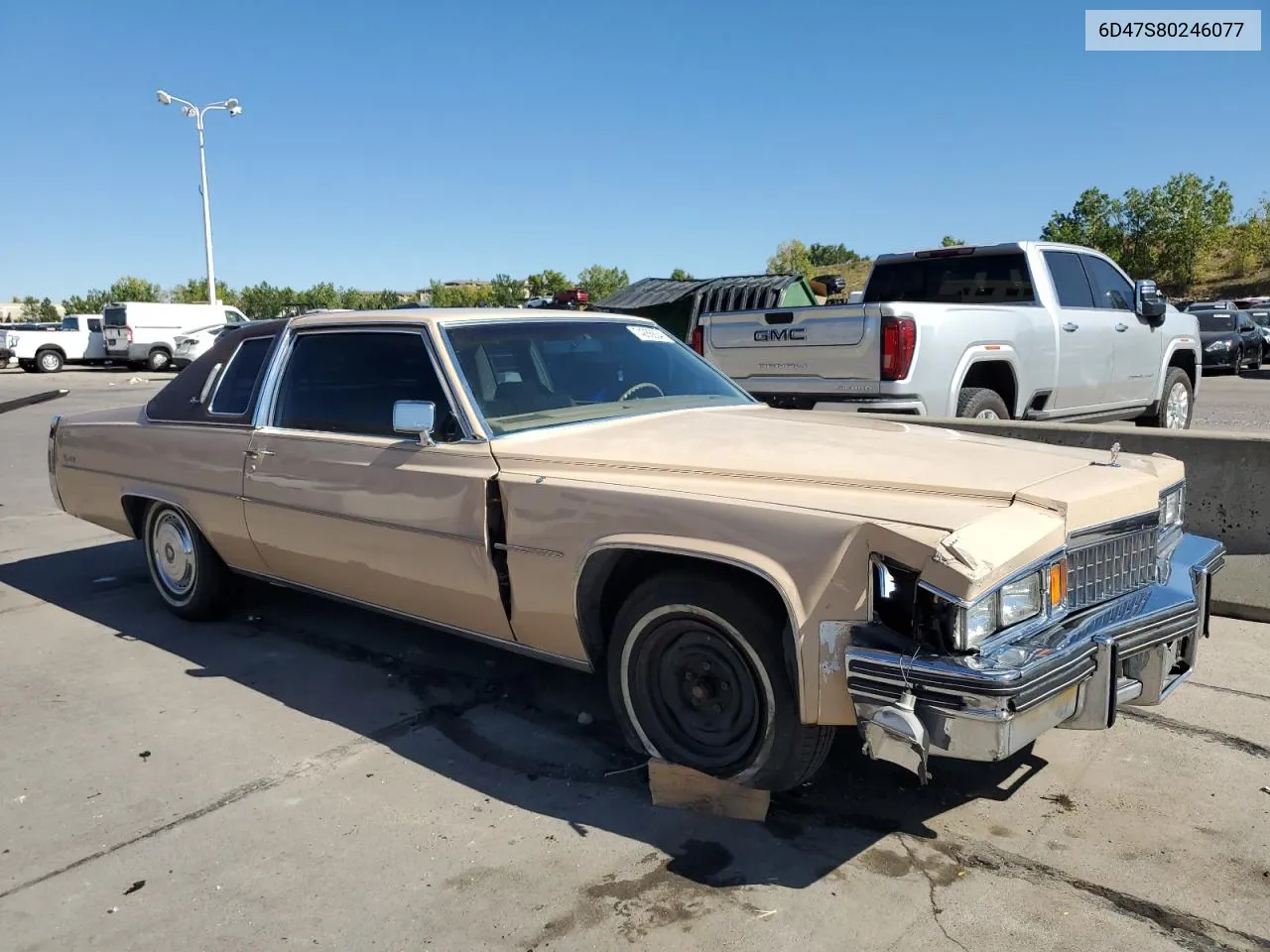 1978 Cadillac Deville VIN: 6D47S80246077 Lot: 74286834