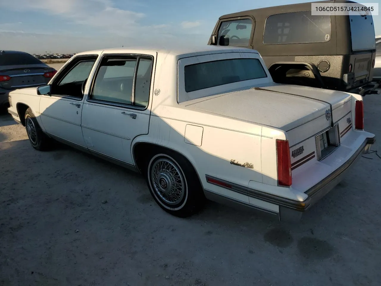 1988 Cadillac Deville VIN: 1G6CD5157J4214845 Lot: 74234274