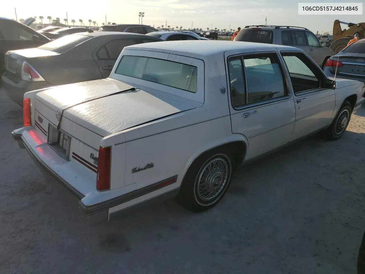 1988 Cadillac Deville VIN: 1G6CD5157J4214845 Lot: 74234274