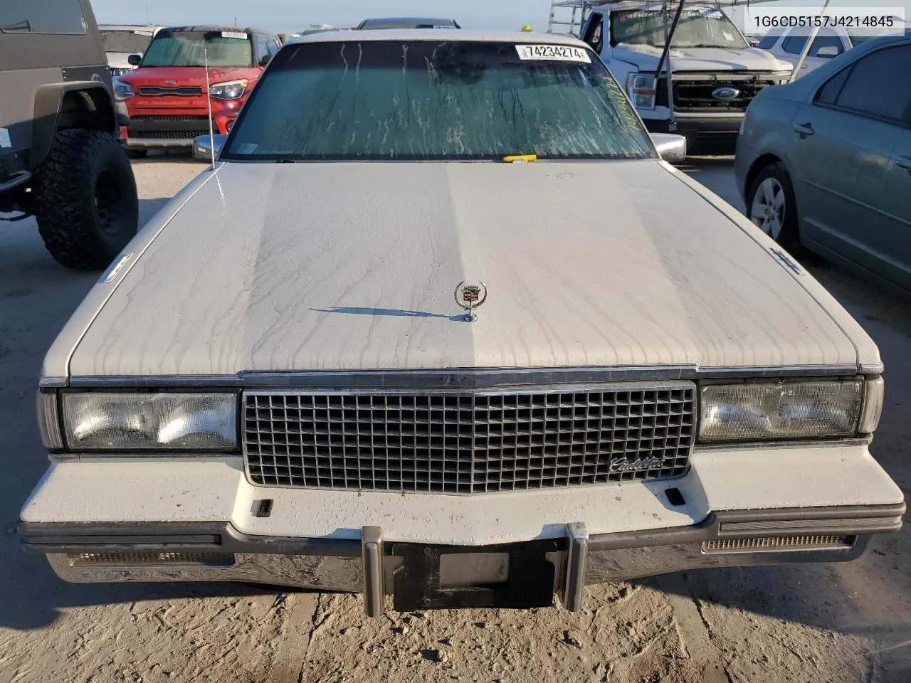 1988 Cadillac Deville VIN: 1G6CD5157J4214845 Lot: 74234274