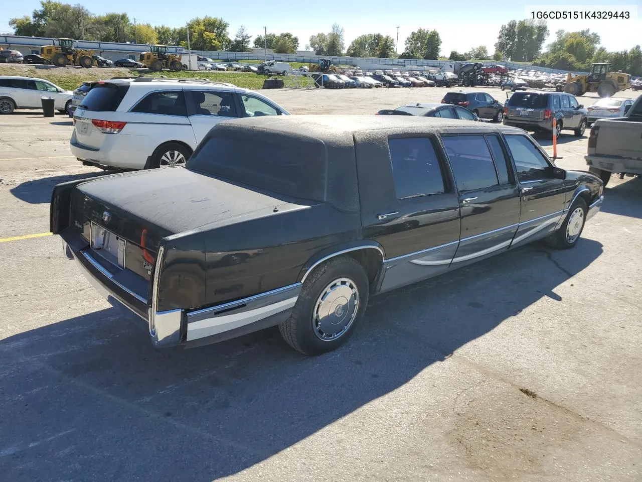 1989 Cadillac Deville VIN: 1G6CD5151K4329443 Lot: 73939314