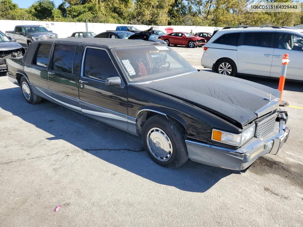 1989 Cadillac Deville VIN: 1G6CD5151K4329443 Lot: 73939314