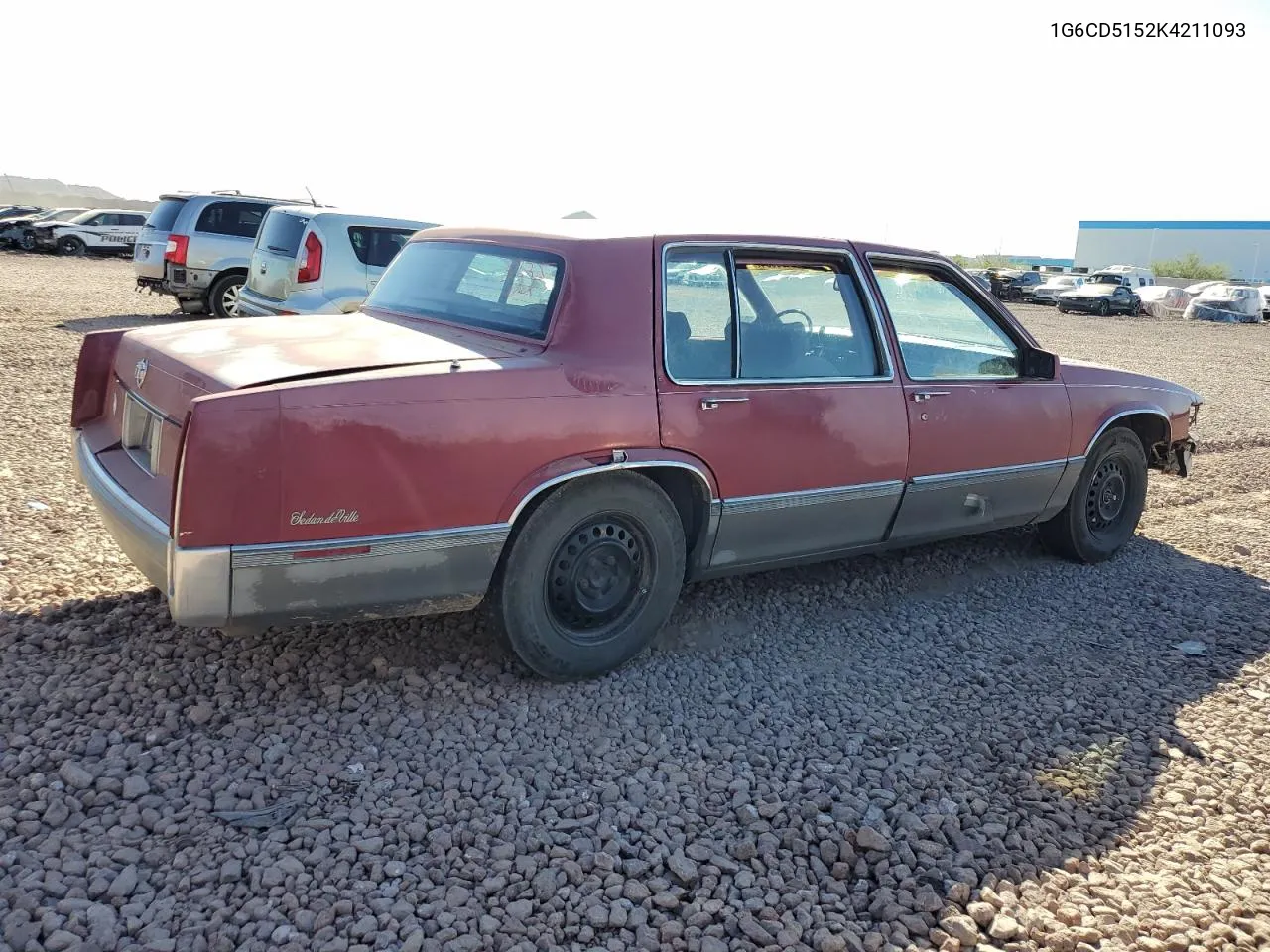 1989 Cadillac Deville VIN: 1G6CD5152K4211093 Lot: 75436664