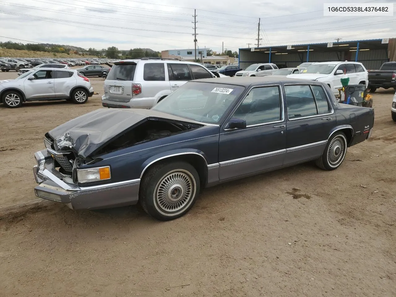 1990 Cadillac Deville VIN: 1G6CD5338L4376482 Lot: 76513224